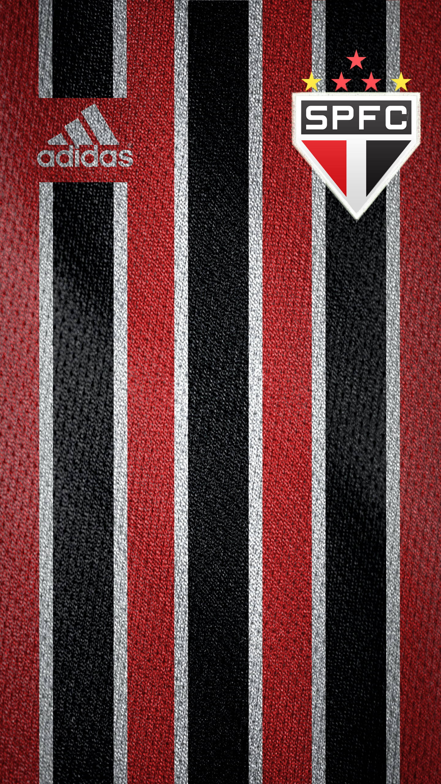 Sao Paulo Fc And Red Adidas Logo Wallpaper