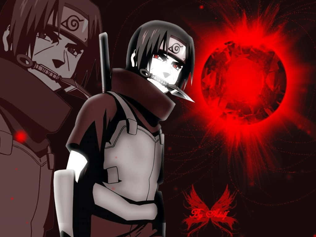 Sasuke And Itachi Blood Moon Wallpaper