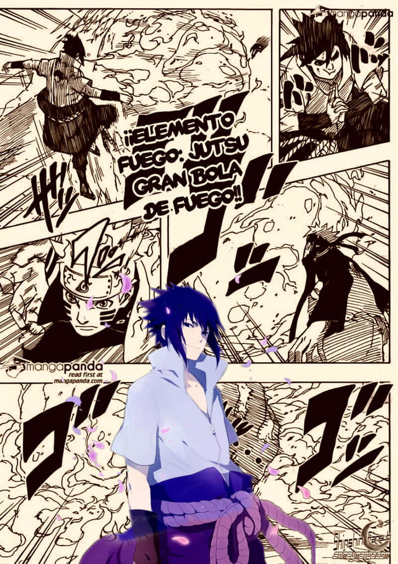 Sasuke Manga Comic Art Wallpaper