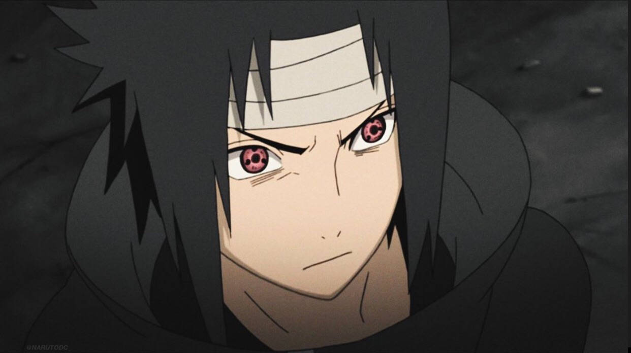 Sasuke Pfp With Sharingan Eyes Wallpaper