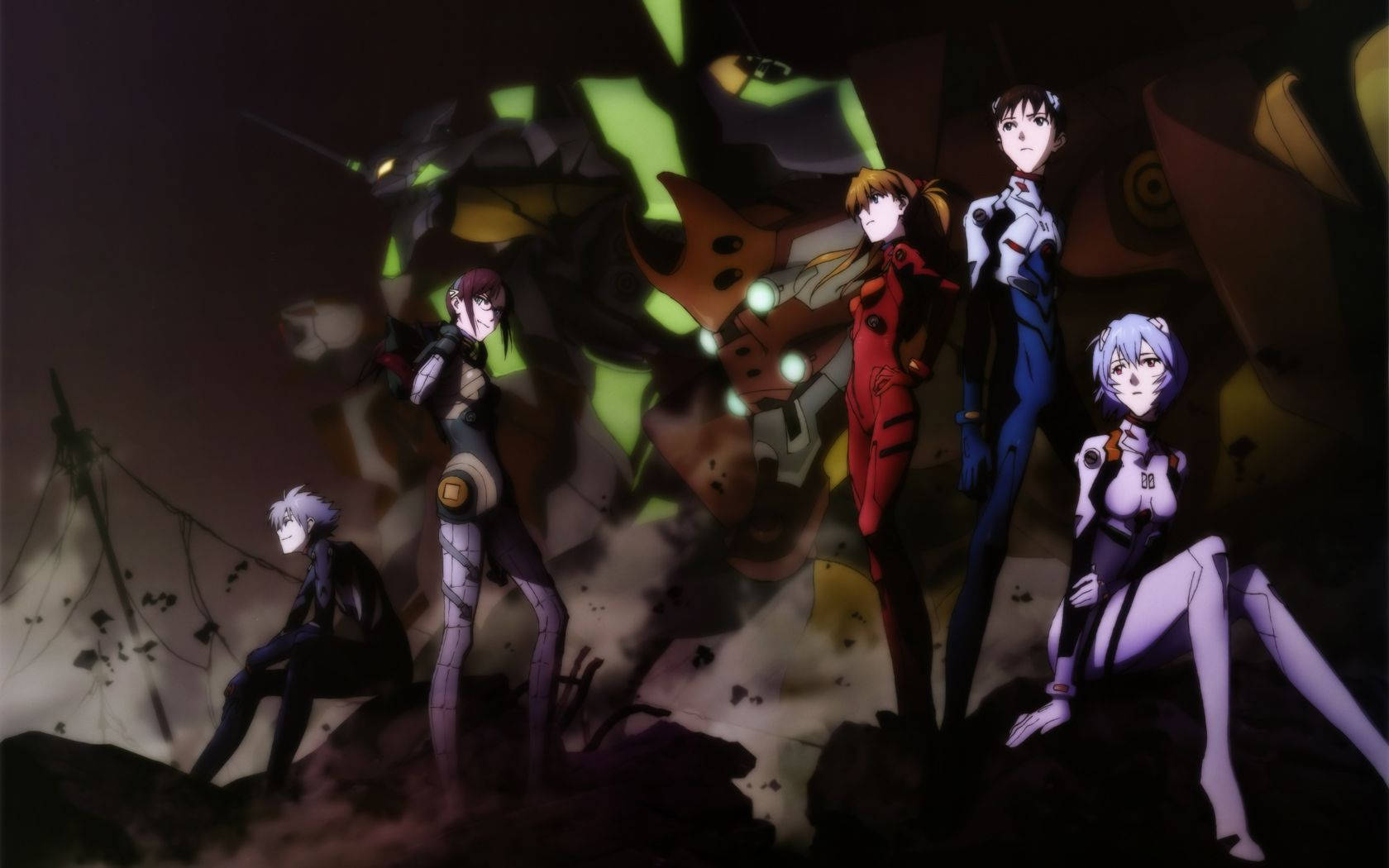 Save The World With Neon Genesis Evangelion Wallpaper