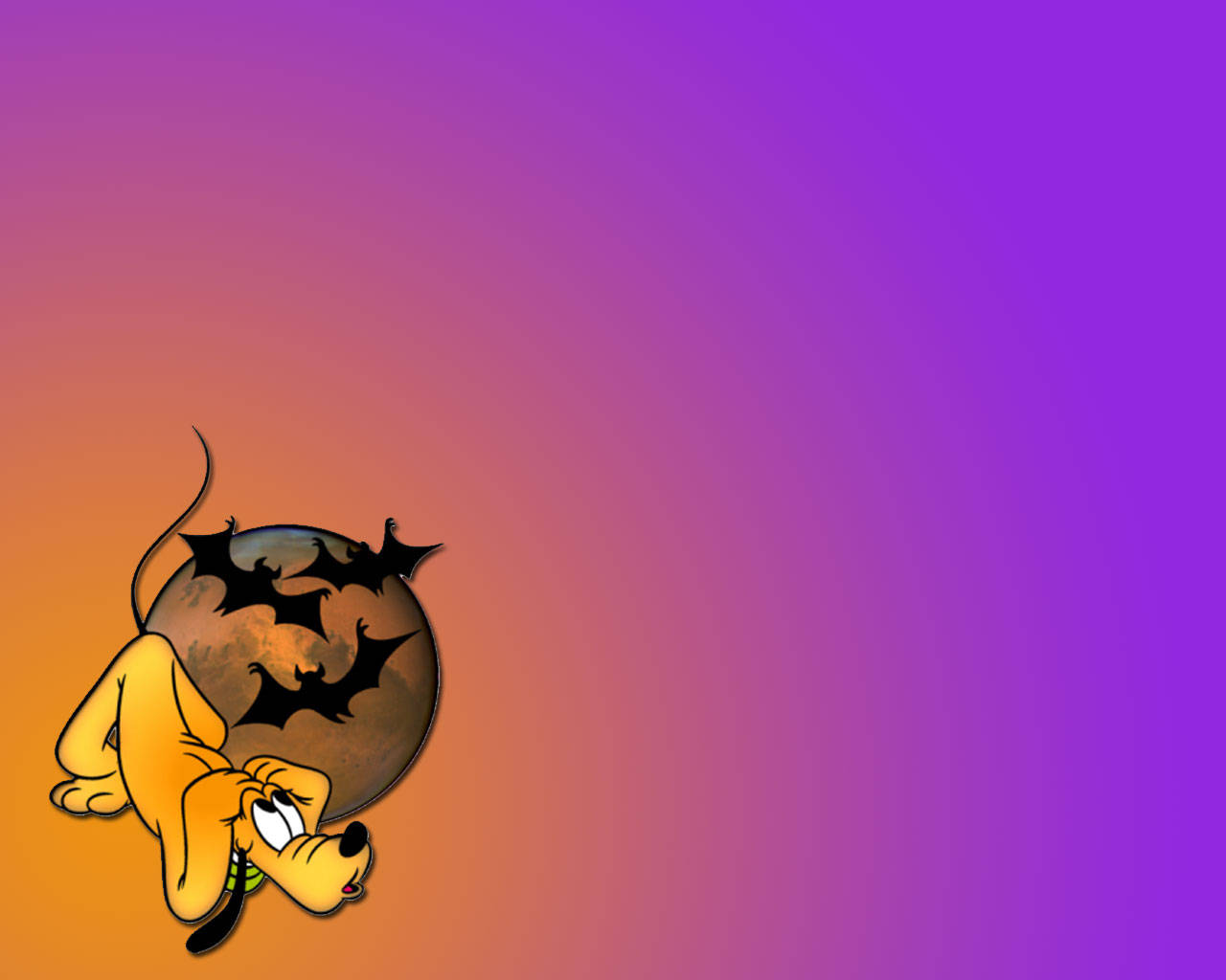 Scared Disney Pluto Wallpaper