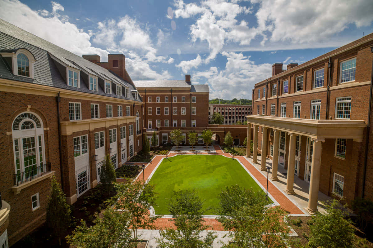 Scenic View Of The University Of Georgia Park Wallpaper