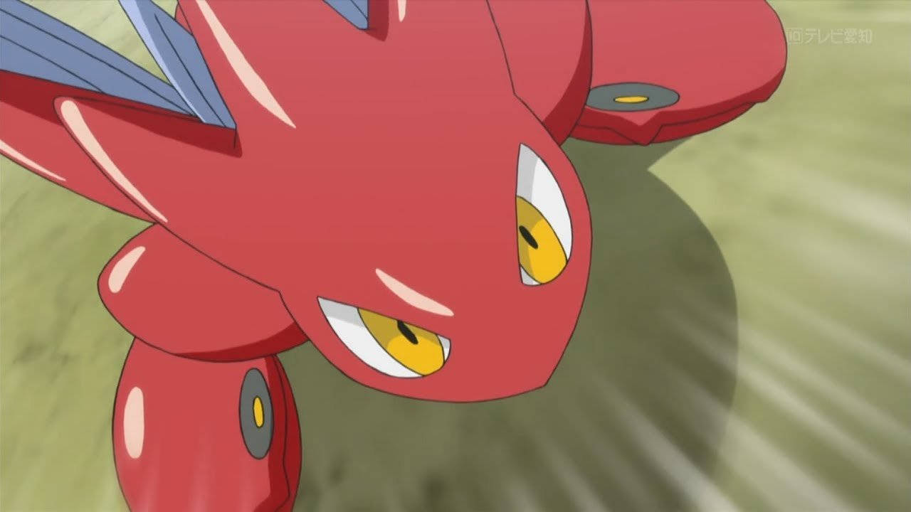 Scizor Anime Closeup Wallpaper