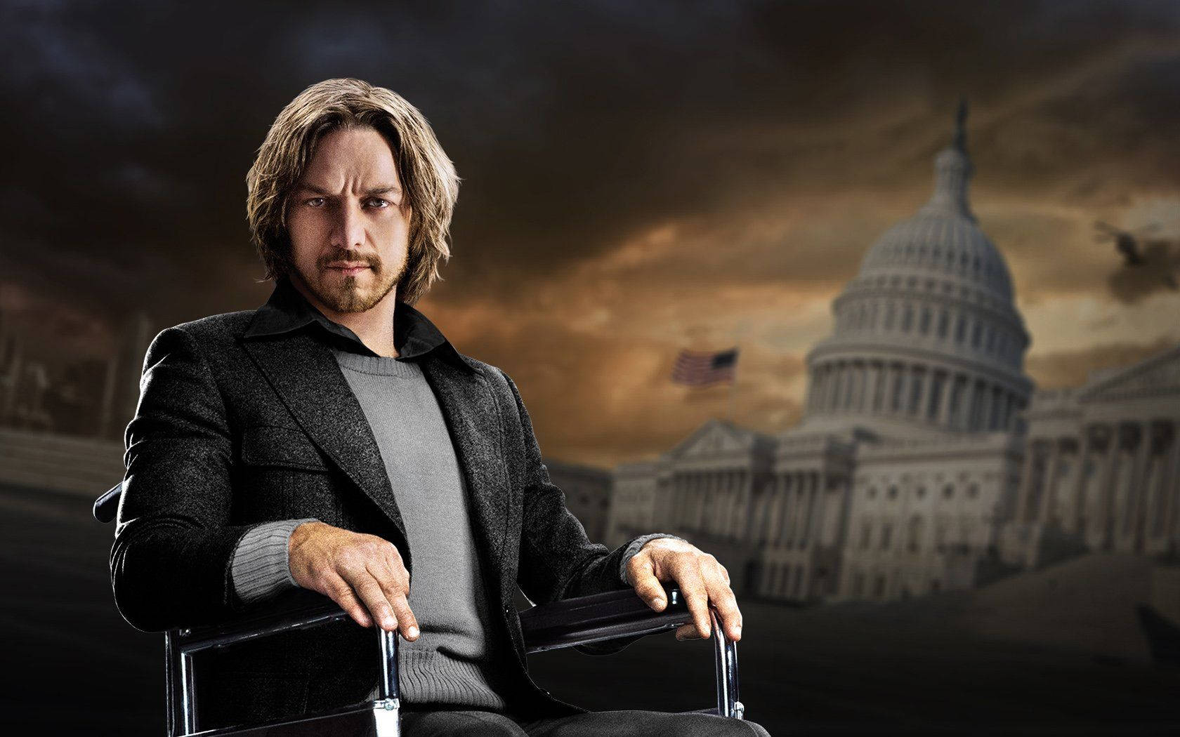 Scottish Actor James Mcavoy As Young Professor Xavier Wallpaper