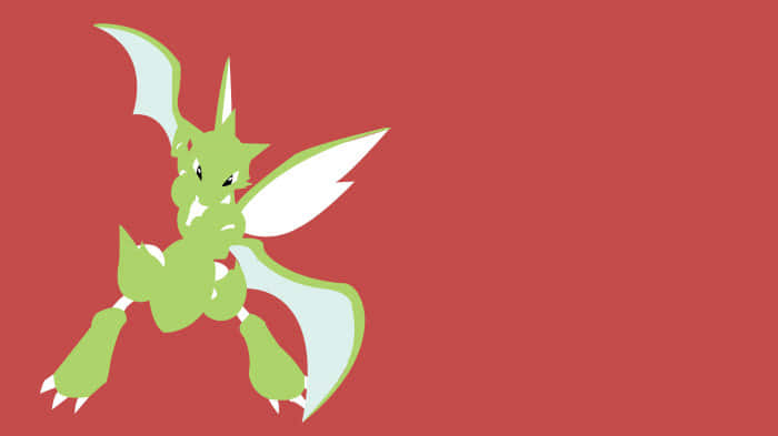 Scyther Cartoon Drawing Wallpaper