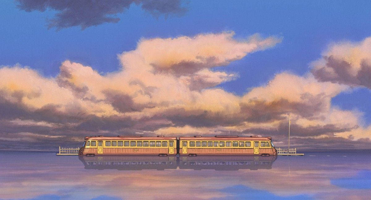 Sea Railway Soft Aesthetic Wallpaper