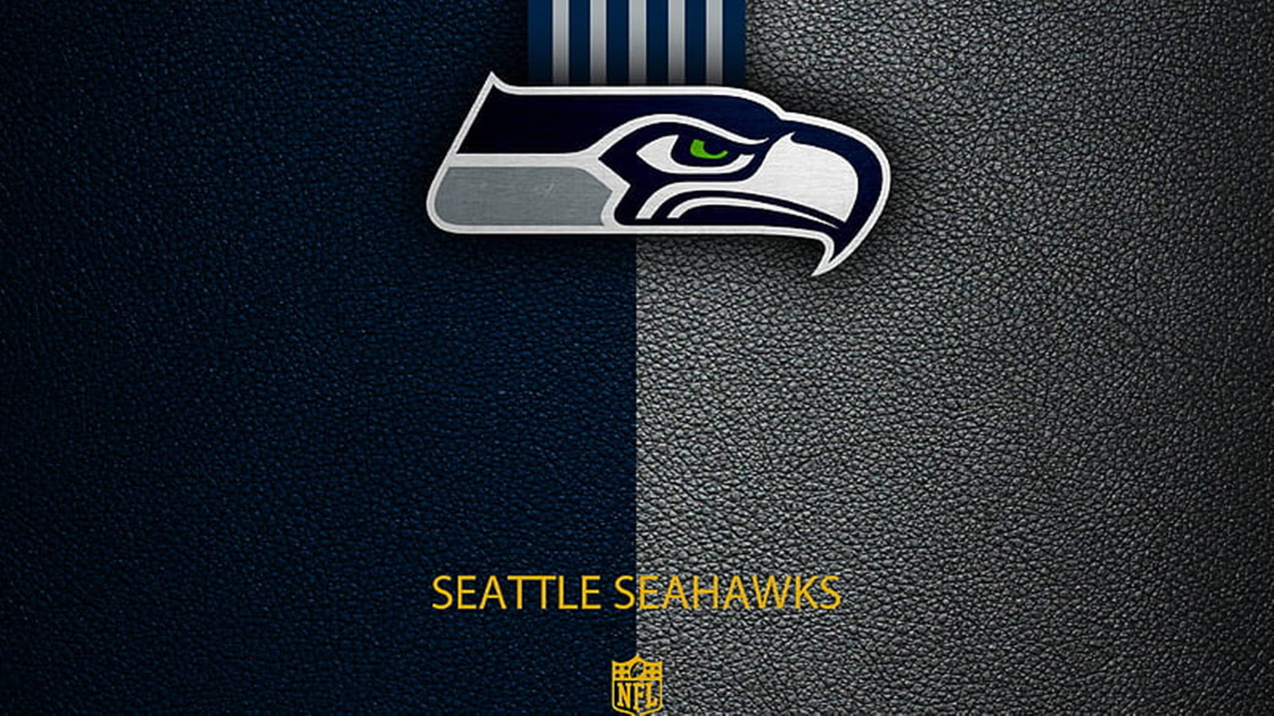 Seahawks Logo Black Gray Aesthetic Wallpaper