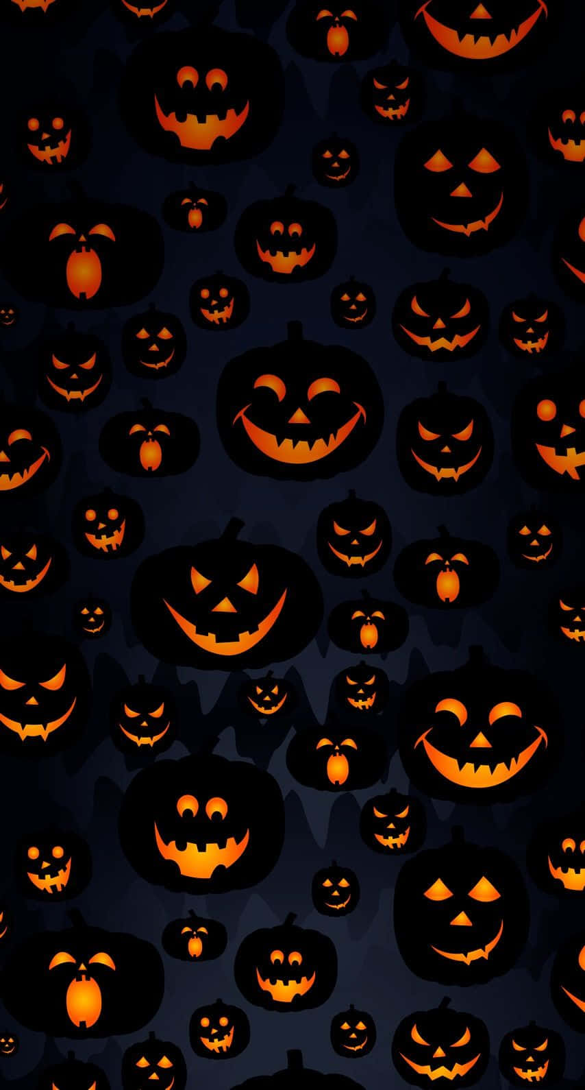Seamless Pumpkins Simple Halloween Wallpaper