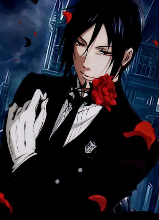 Sebastian Michaelis Posing Elegantly Wallpaper