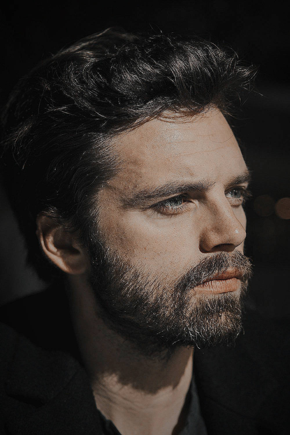 Sebastian Stan Side Angle Wallpaper