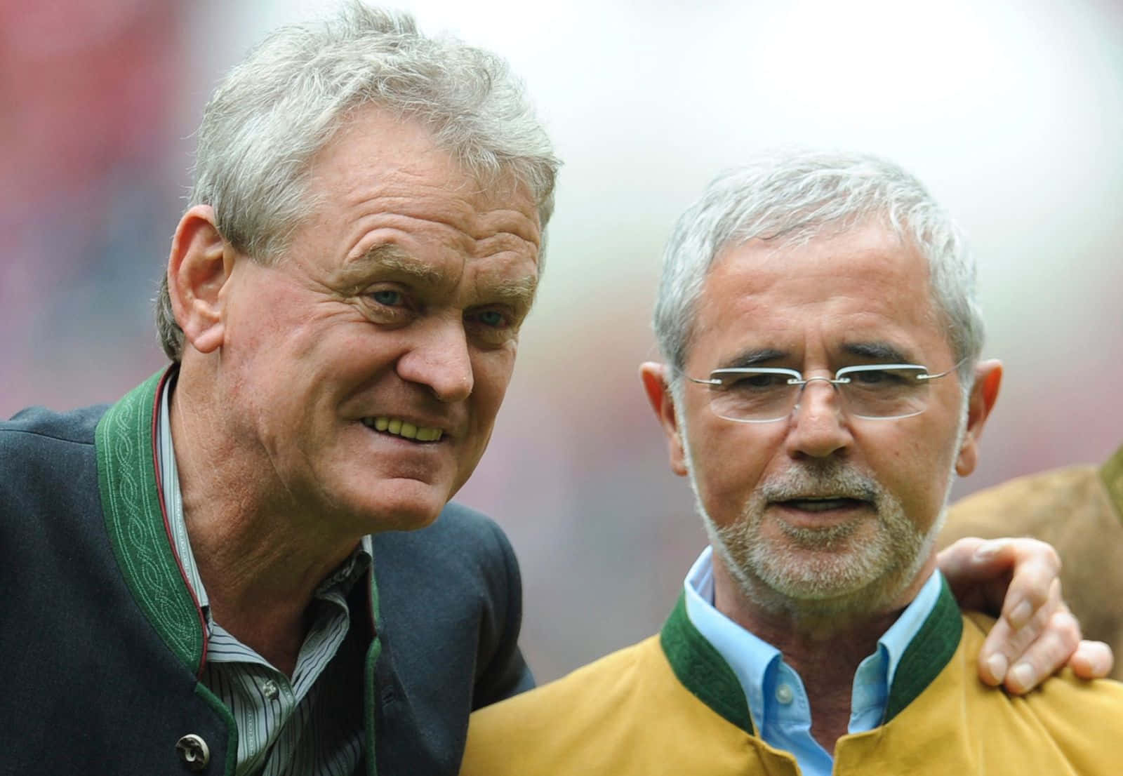 Sepp Maier And Gerd Muller 2013 Allianz Arena Wallpaper