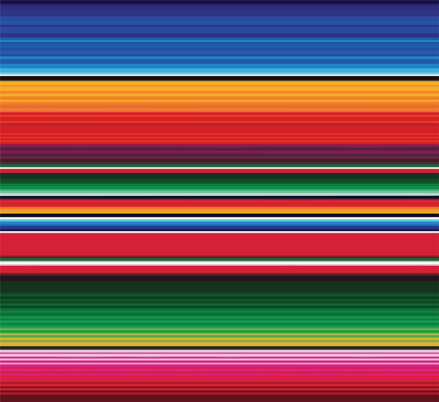 Serape With Orange Stripes Wallpaper