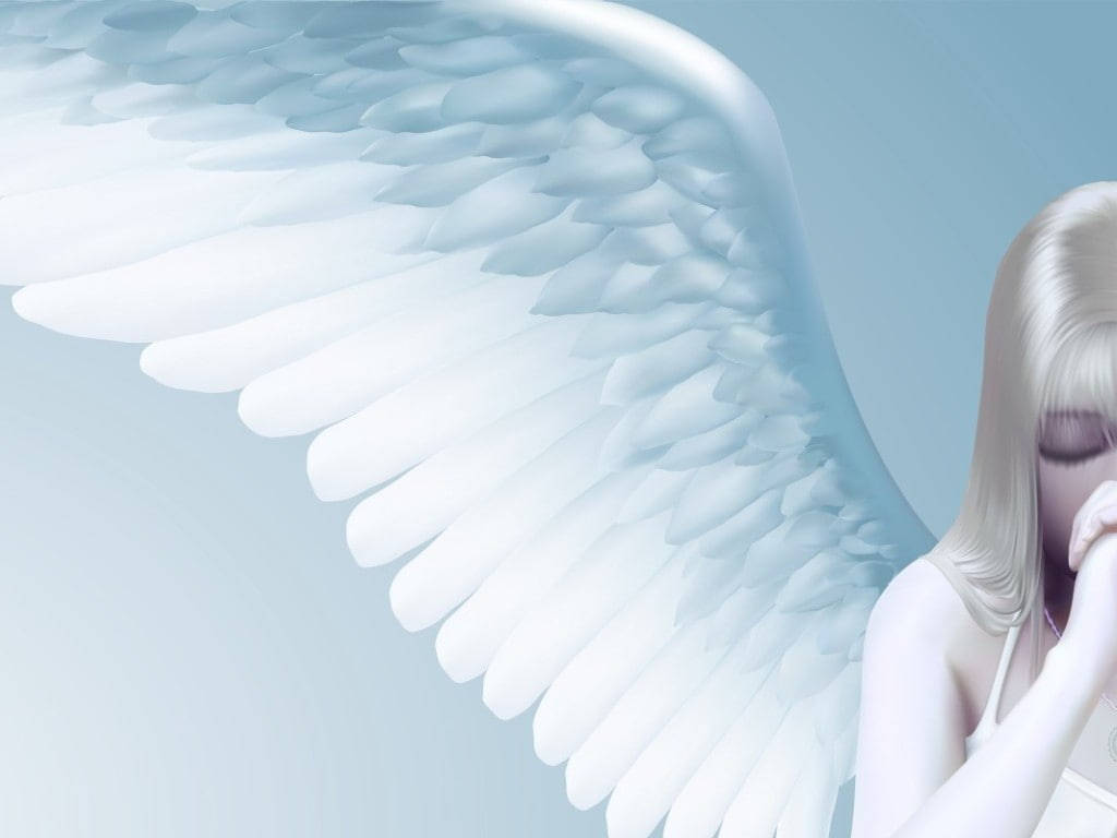 Serene Beautiful Angels Wallpaper