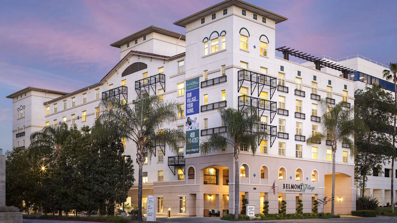 Serene Living At The Belmont Village Senior Living, San Jose Wallpaper