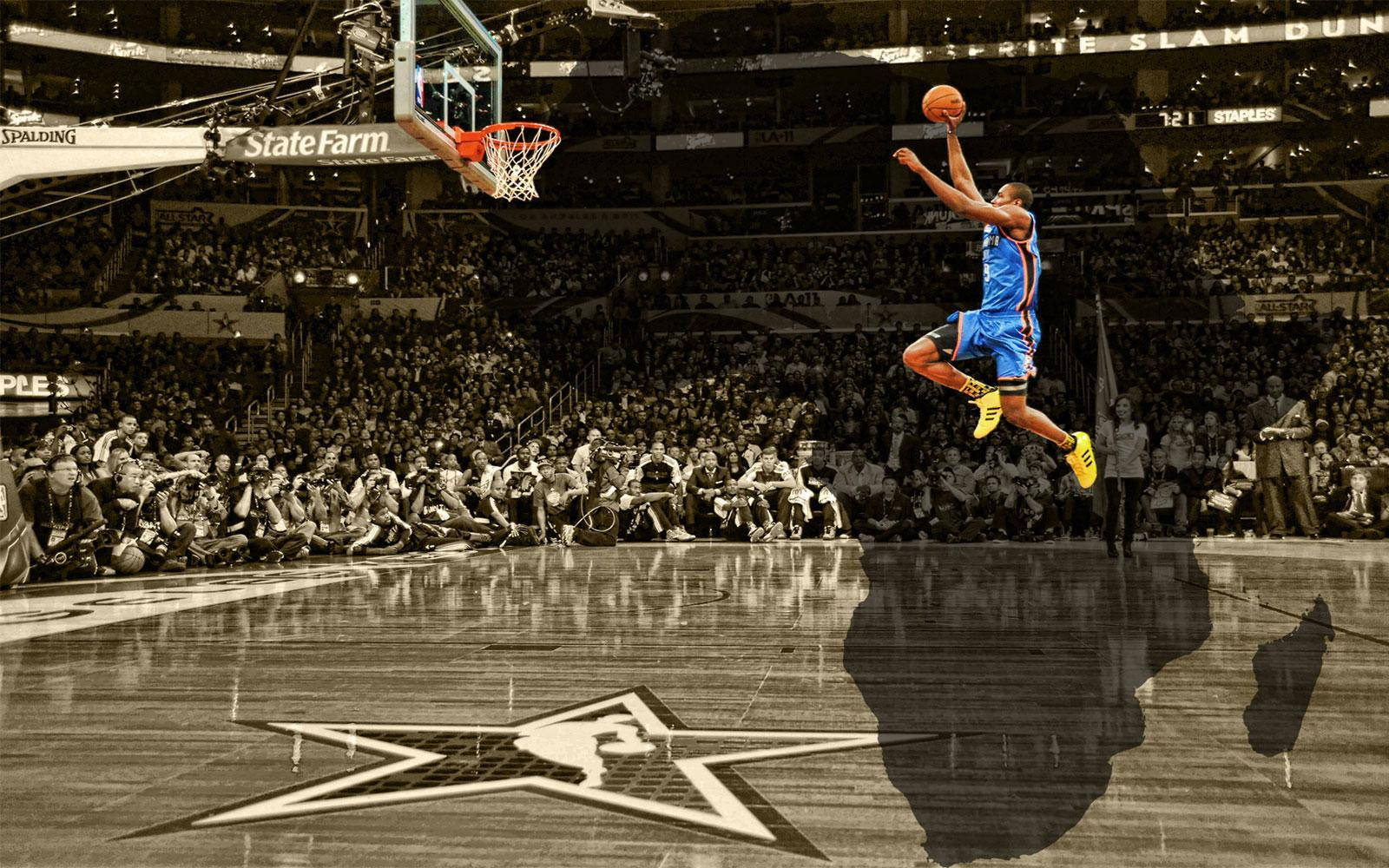 Serge Ibaka Dunking Wallpaper