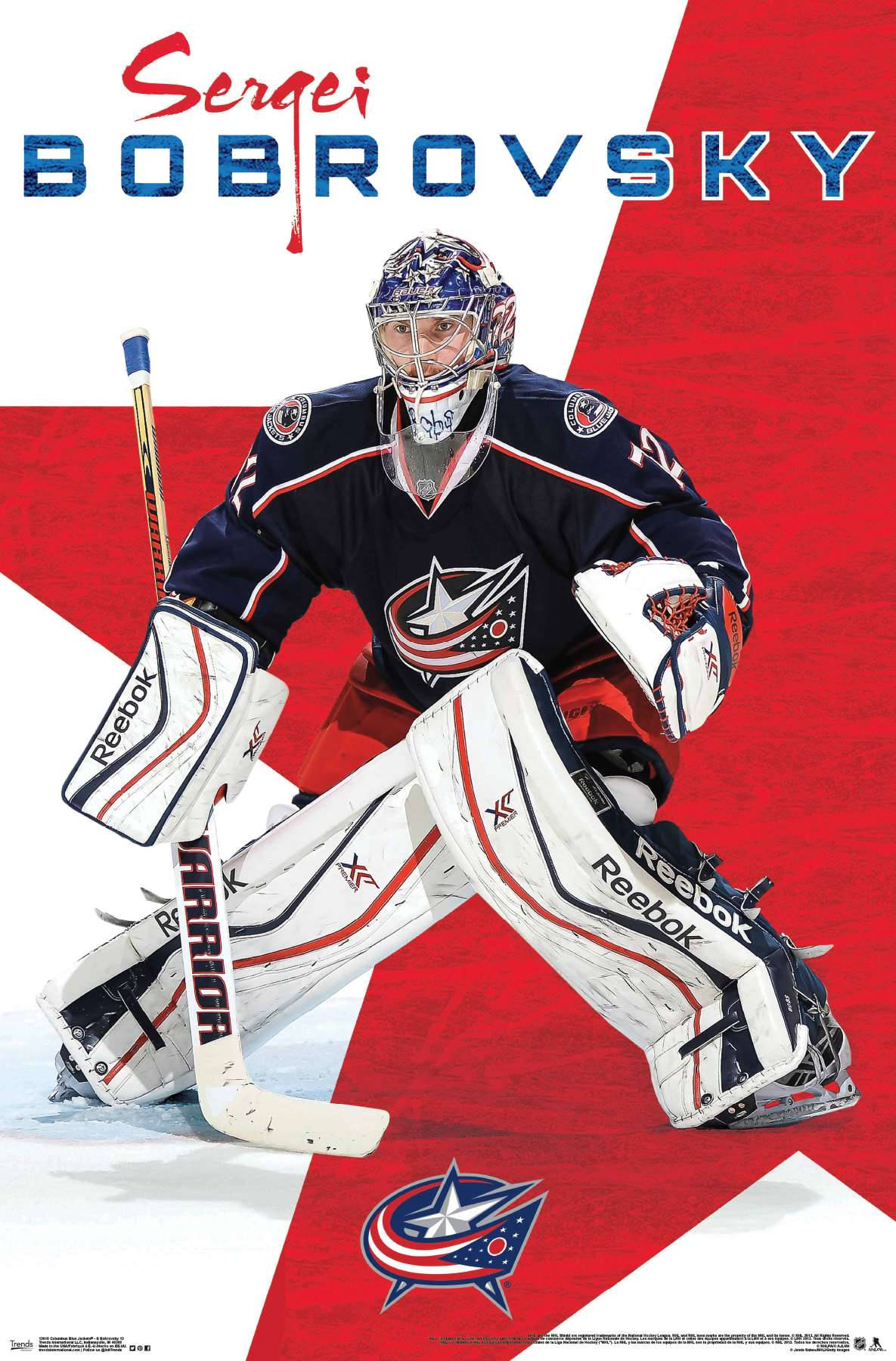 Sergei Bobrovsky Poster Artwork Wallpaper