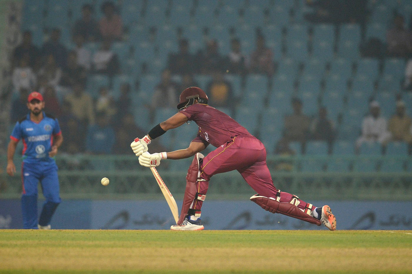 Shai Hope Hitting Ball Wallpaper