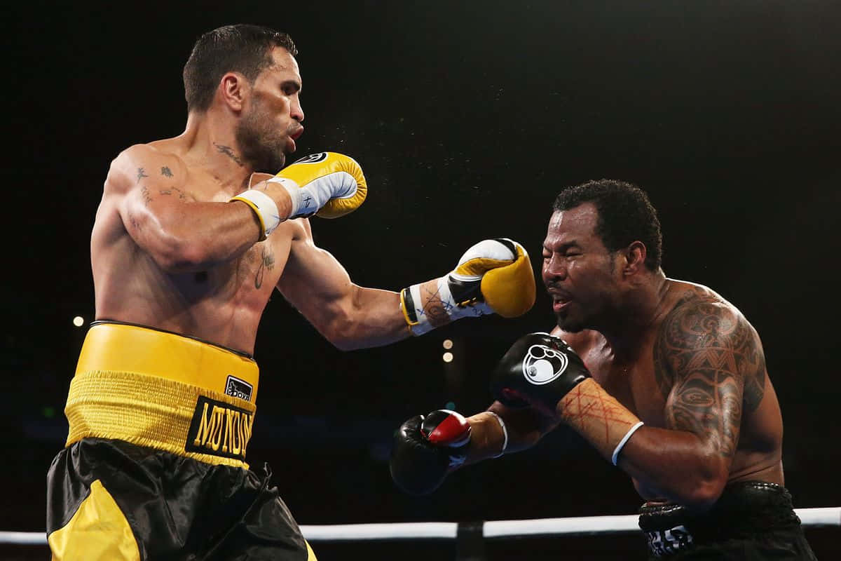 Shane Mosley Brutal Face Punch Wallpaper