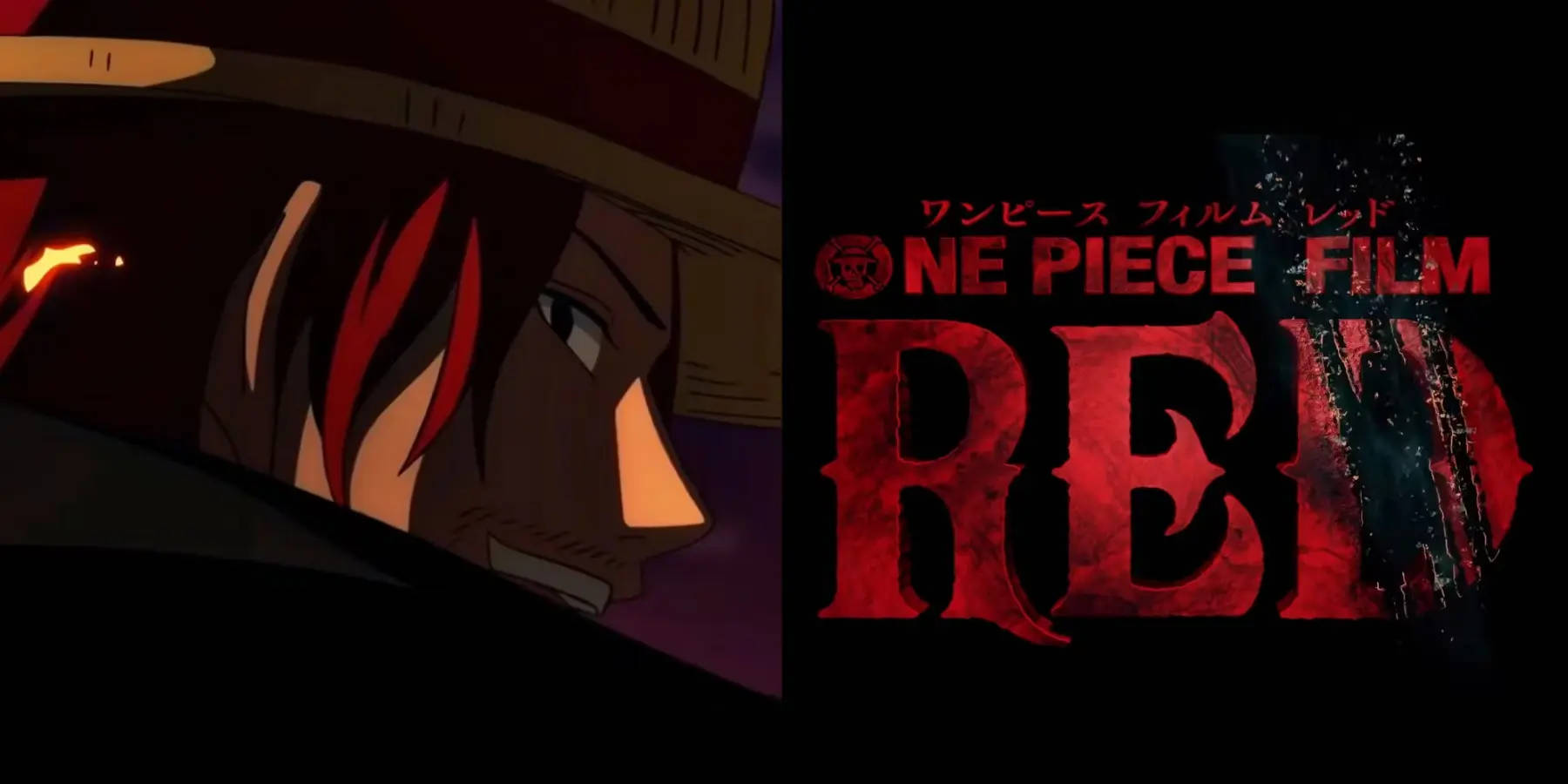 Shanks Still From One Piece Film Red Wallpaper