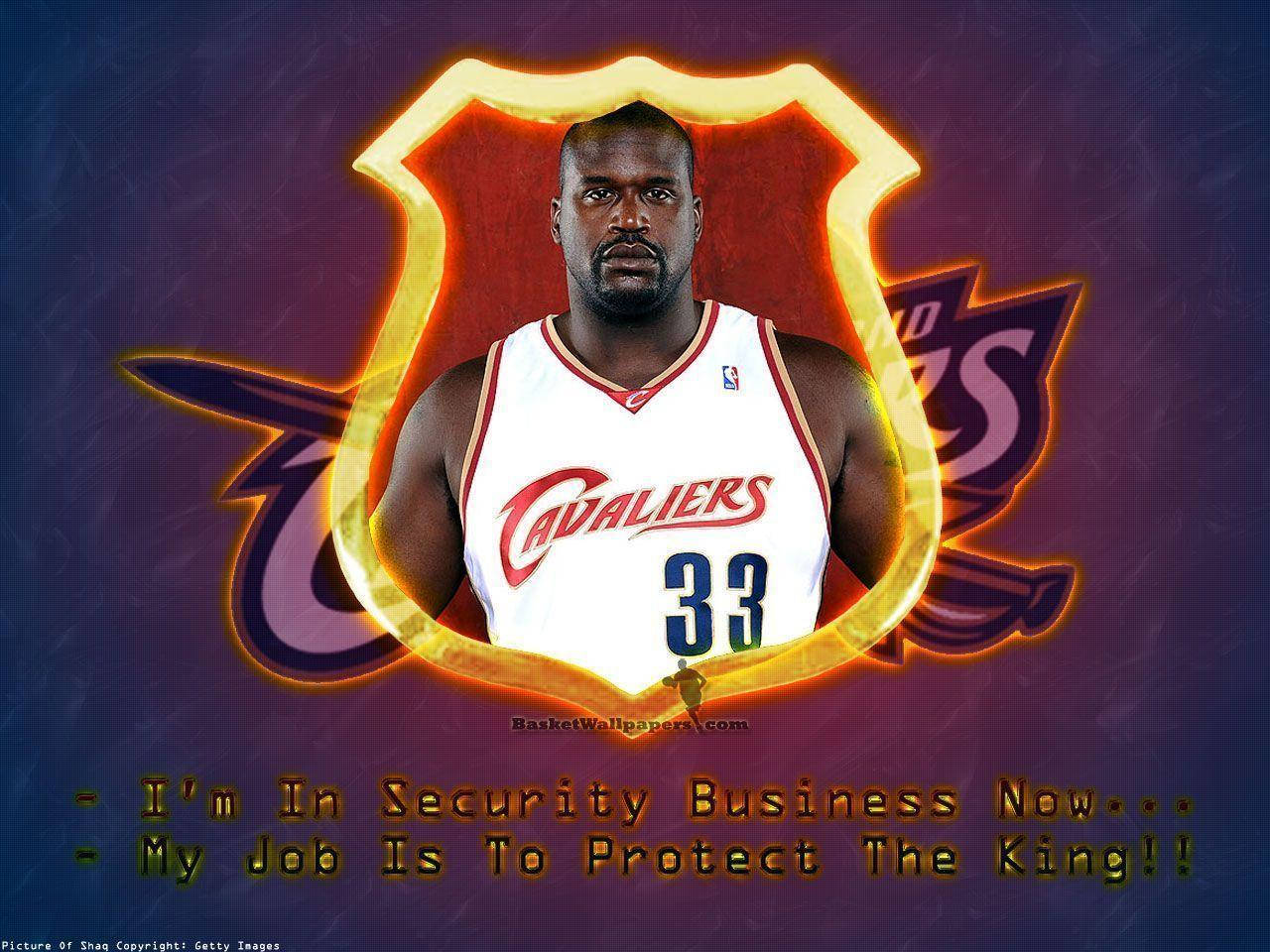 Shaquille O'neal Cleveland Cavaliers Wallpaper