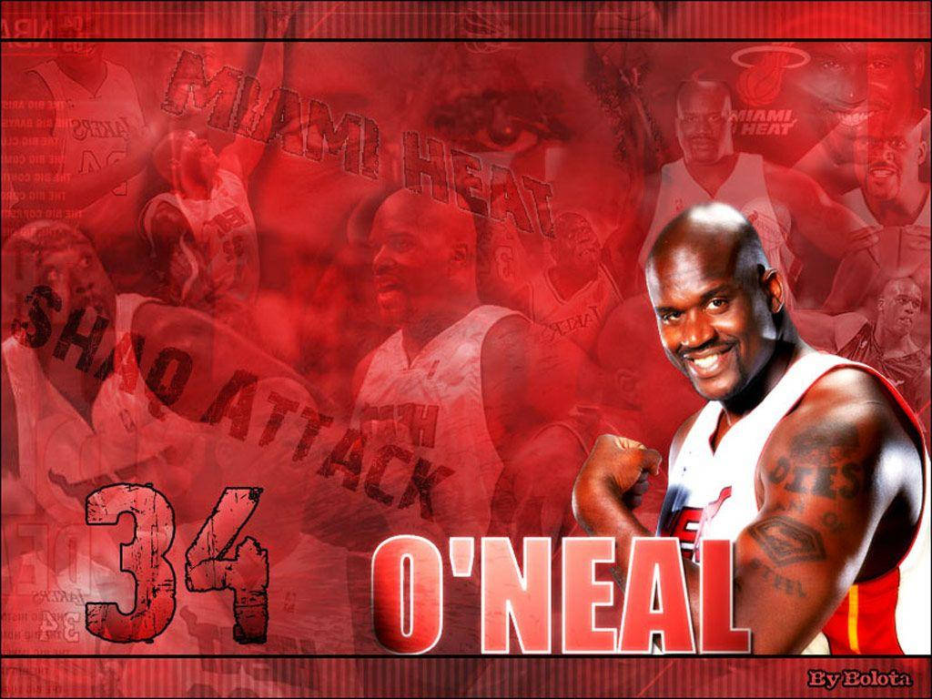 Shaquille O'neal Reg Graphics Art Wallpaper