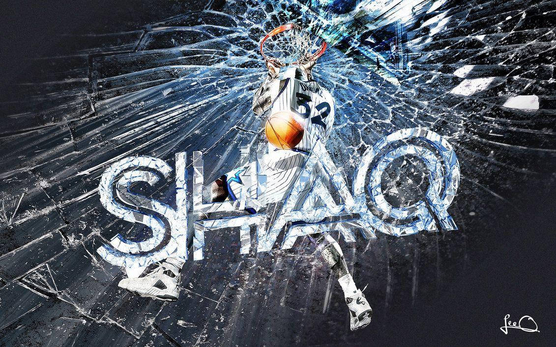 Shaquille O'neal Shattered Art Wallpaper