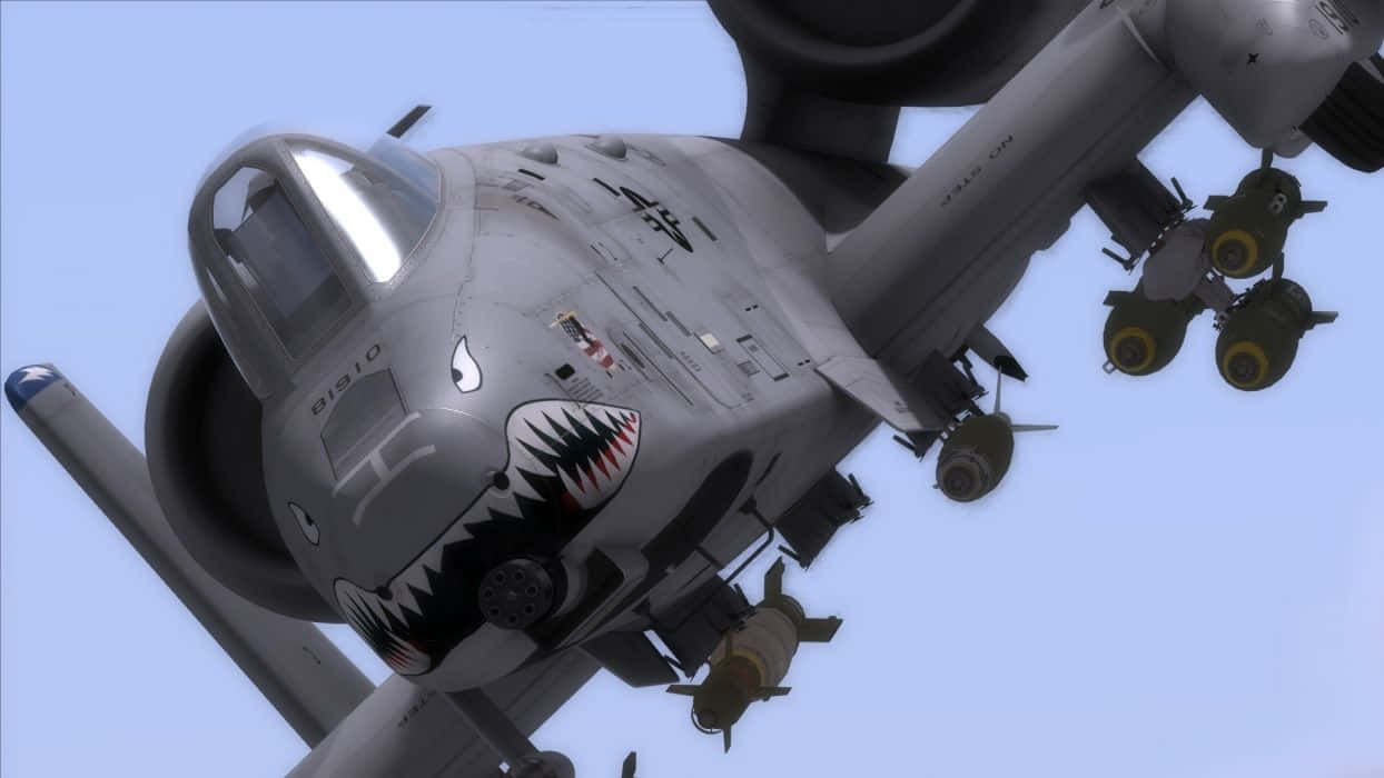 Shark Painted A 10 Warthog Wallpaper