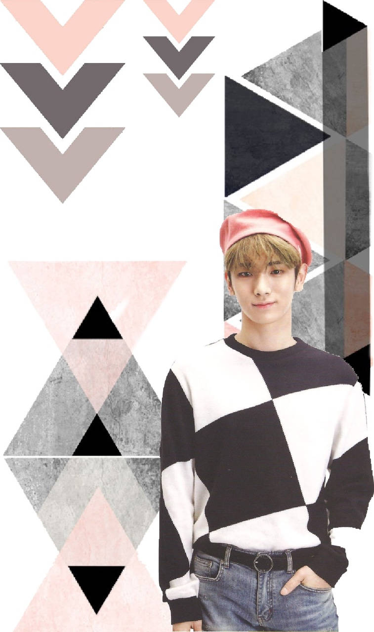 Shinee Key Geometric Aesthetic Wallpaper