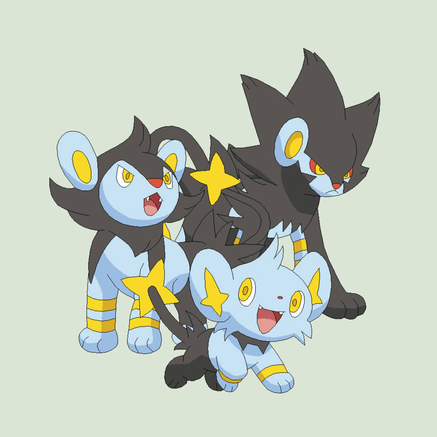 Shinx Happy Evolutions Wallpaper