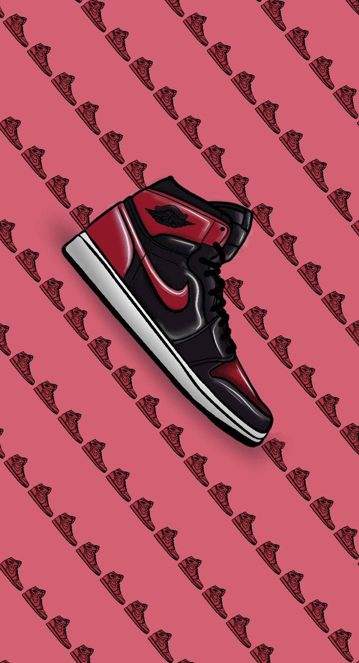 Show Off Your Individual Style With The Iconic Jordan Shoes. Wallpaper