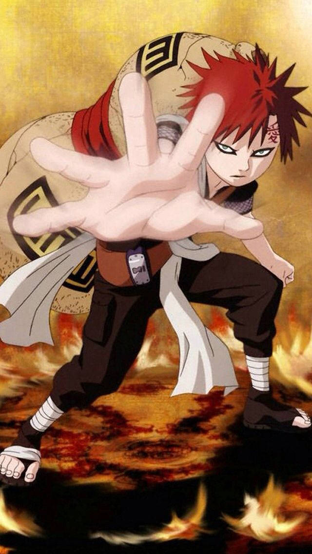 Show Your Naruto Fandom With The Gaara Iphone Wallpaper