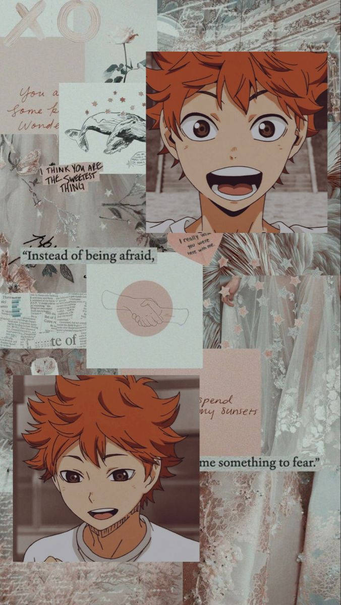 Shoyo Hinata Faded Aesthetic Wallpaper