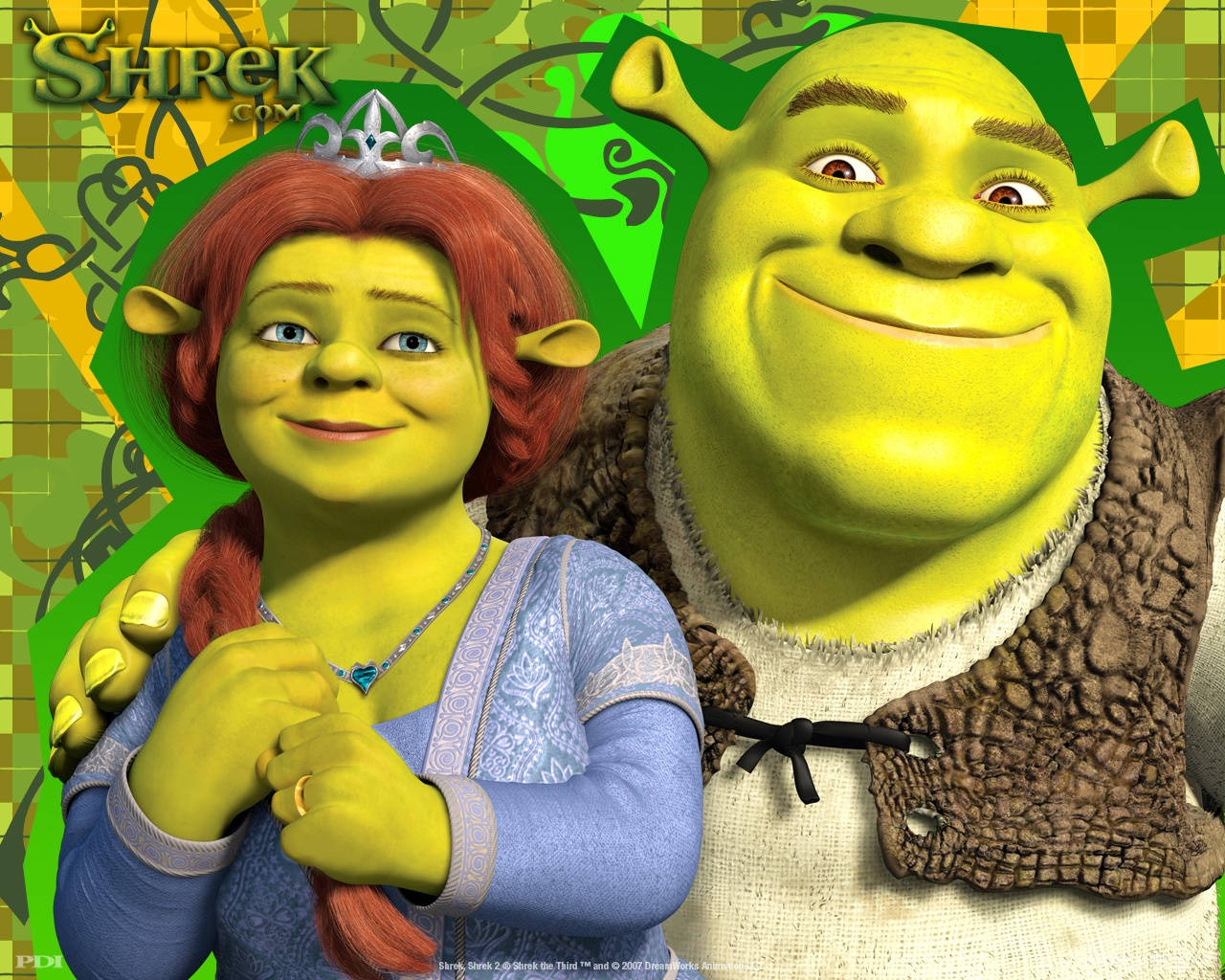 Shrek The Third With Fiona Smiling Wallpaper