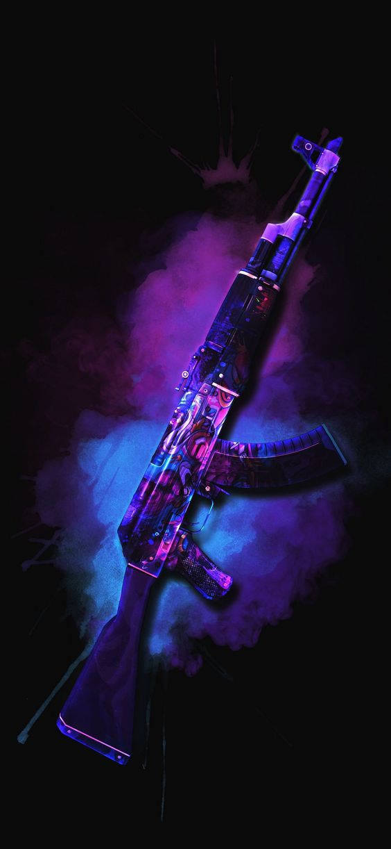Sick Phone Colorful Ak-47 Wallpaper