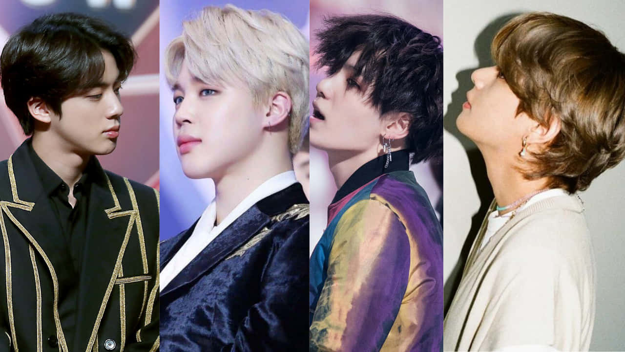 Side Profile K-pop Group Bts Wallpaper