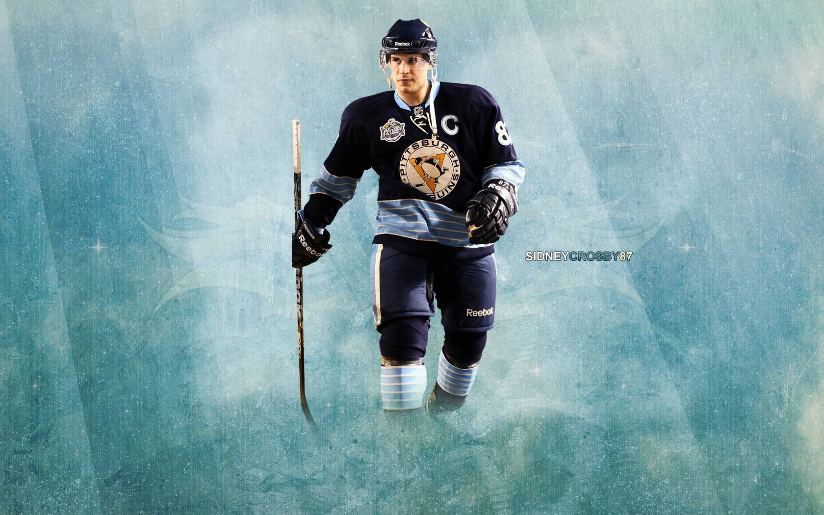 Sidney Crosby Dramatic Nhl Entrance Wallpaper