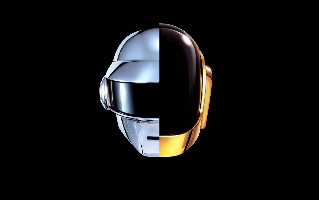 Silver & Gold Daft Punk Wallpaper