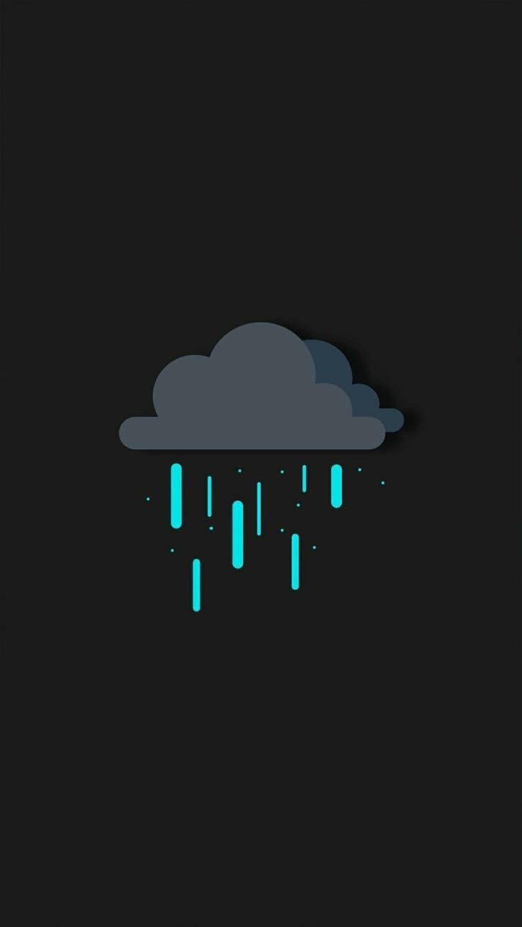 Simple Aesthetic Rain Cloud Wallpaper