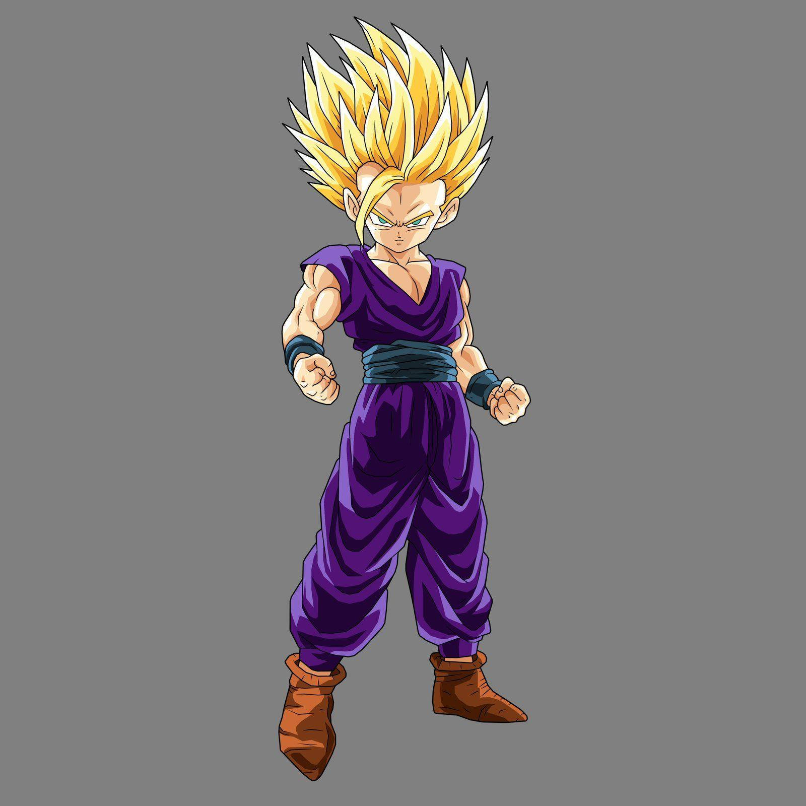 Simple Gohan Super Saiyan 2 Fanart Wallpaper