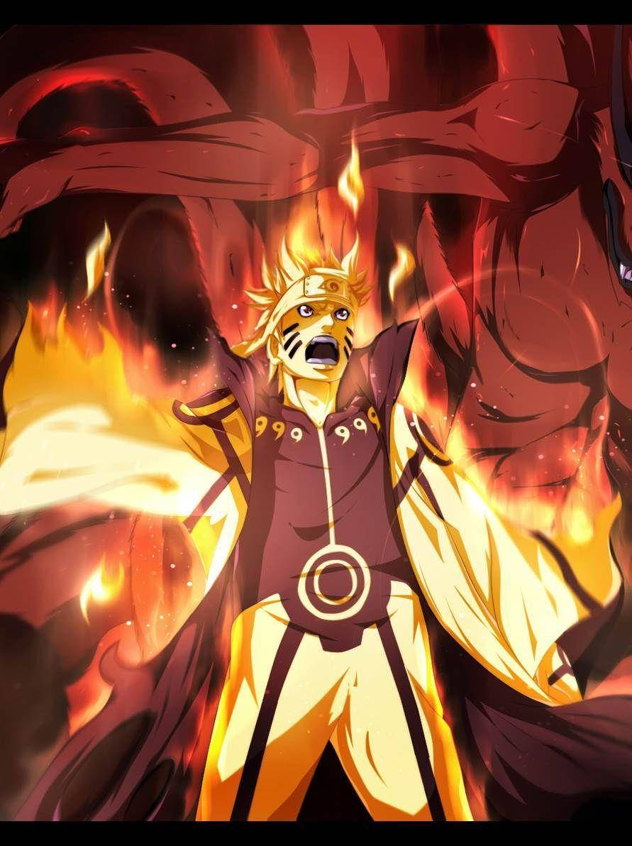 Six Paths Sage Mode Naruto Phone Wallpaper