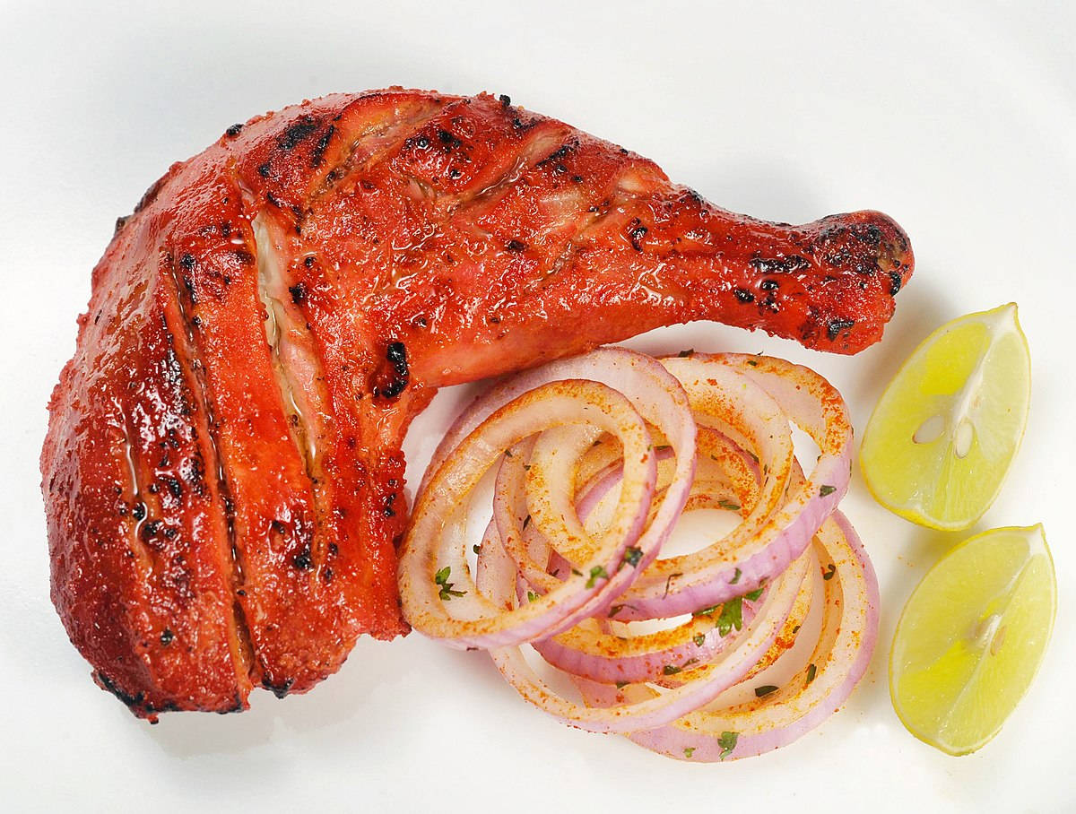 Sizzling Tandoori Chicken Thigh Wallpaper