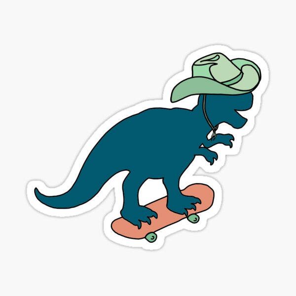 Skateboard Aesthetic Dino Wallpaper