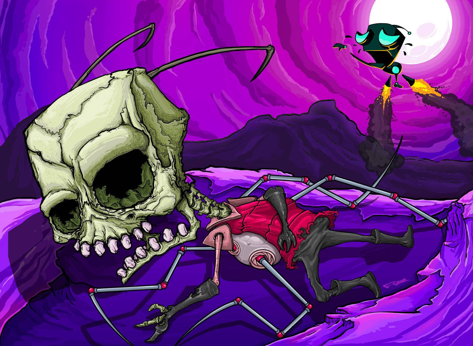 Skeleton Invader Zim Wallpaper