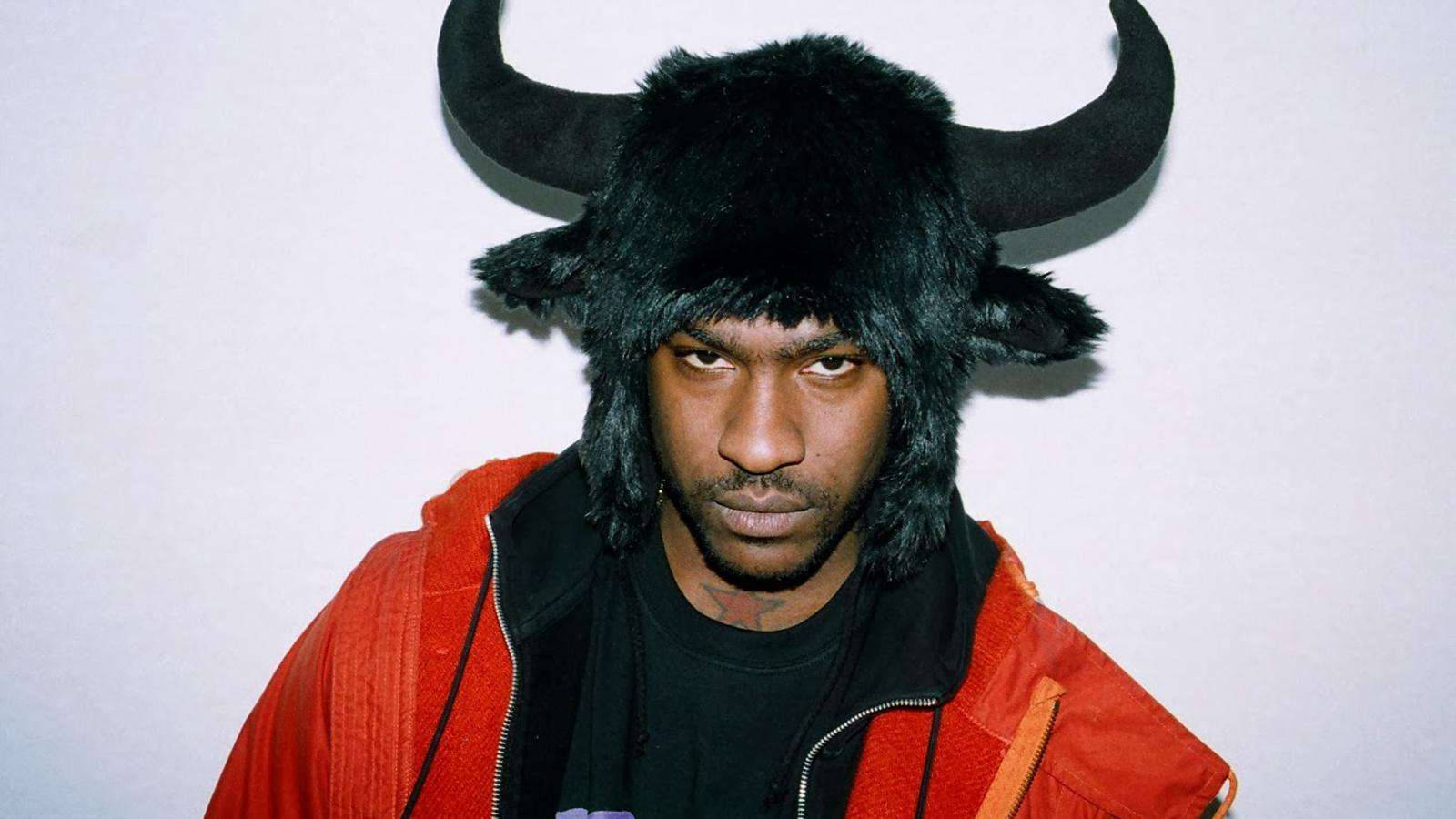 Skepta Wearing Bull Head Cap Wallpaper