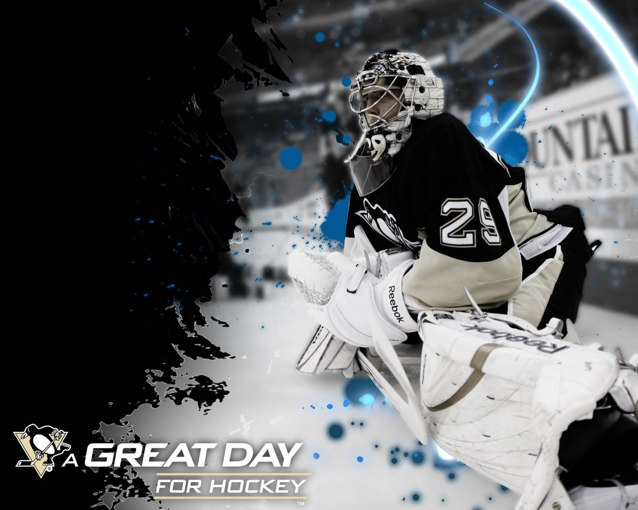 Skilled Goaltender Marc Andre Fleury Wallpaper