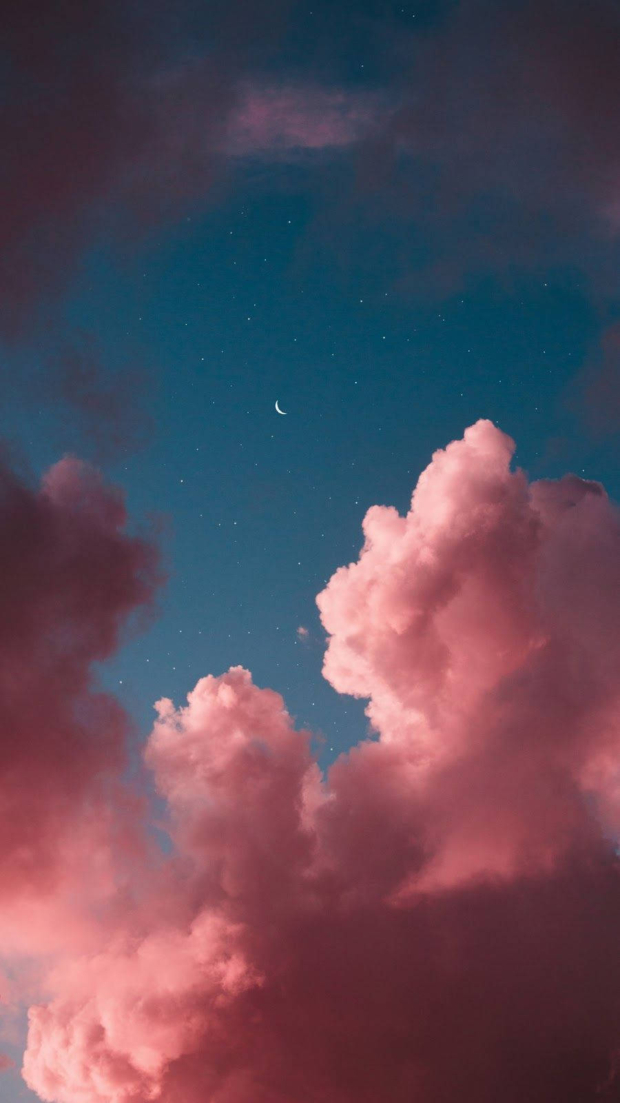 Sky Moon Aesthetic Wallpaper