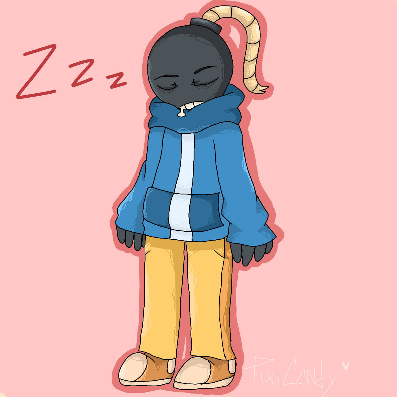 Sleeping Whitty Wallpaper