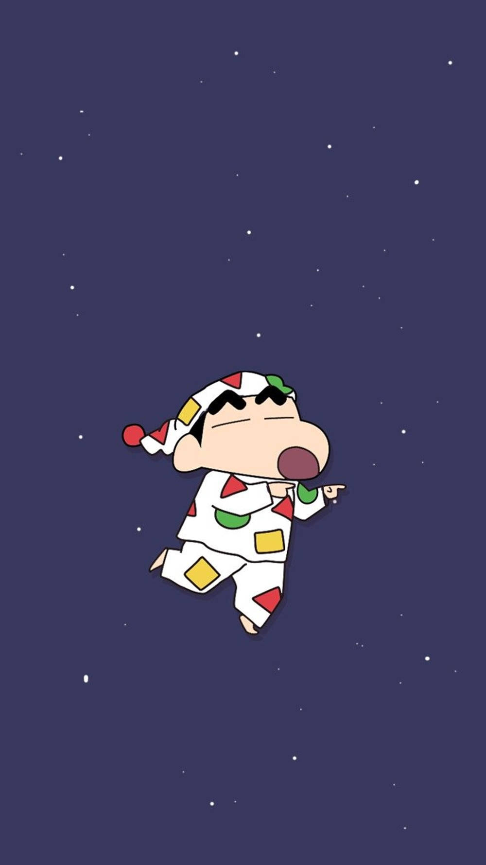 Sleepwalking Shin Chan Iphone Wallpaper