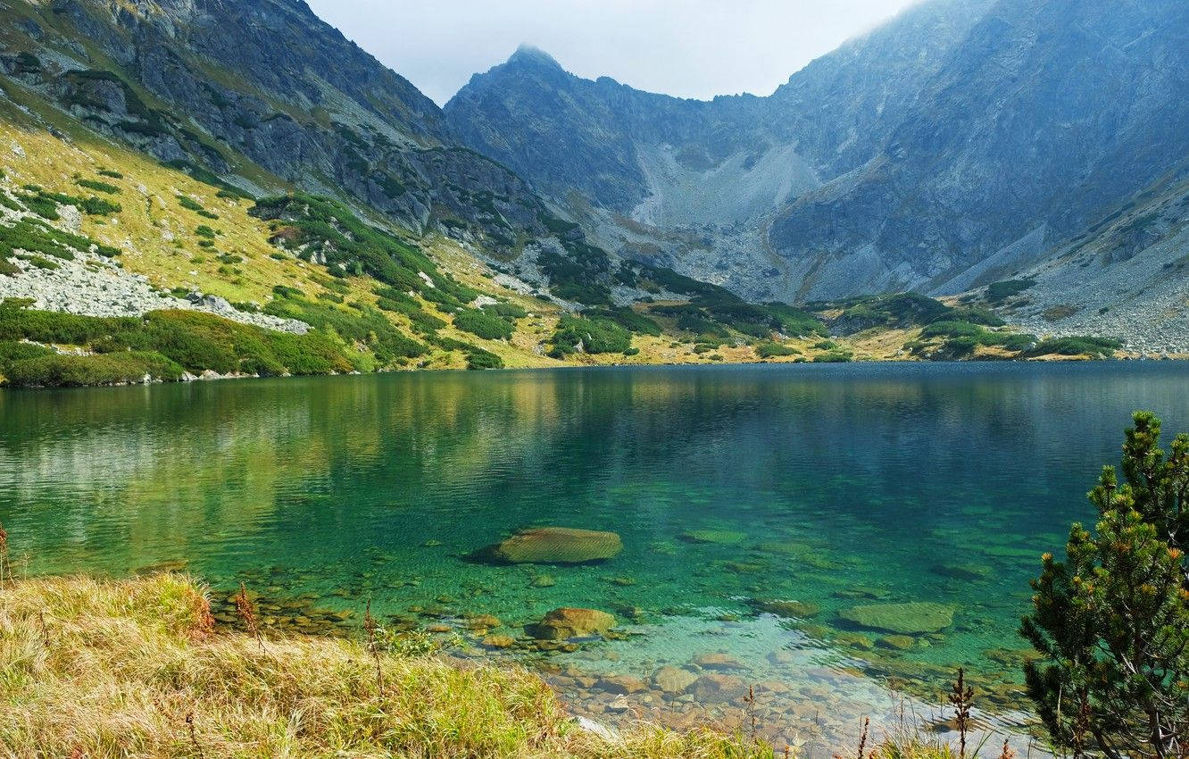 Slovakia Mountain And Lake Wallpaper